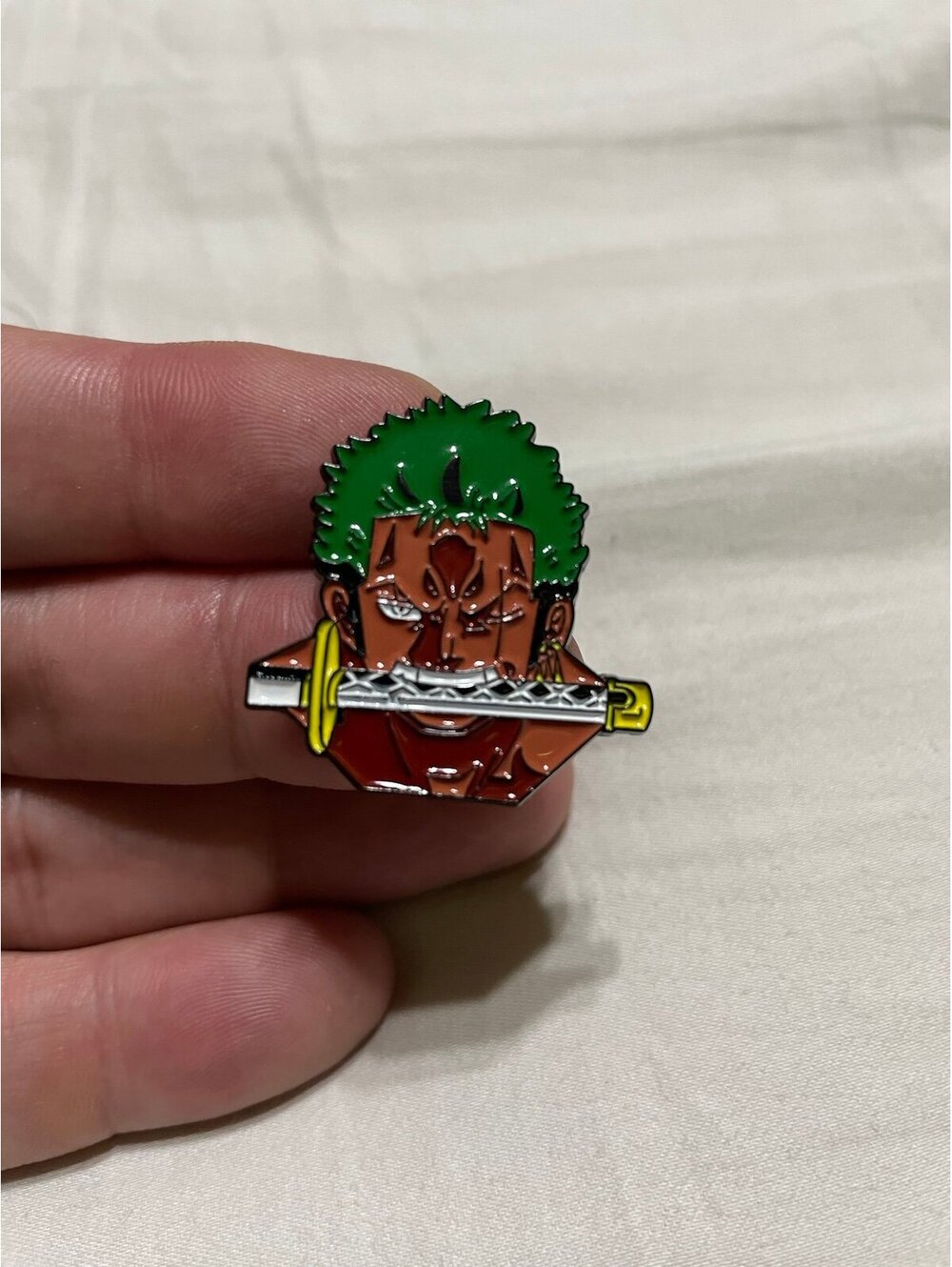 Zorro enamel pin brooch anime one piece